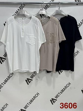 Футболка Met&March 3606 beige - делук