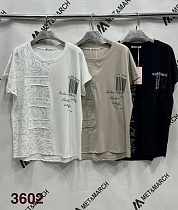 Футболка Style Nadezhda 3602 black - делук