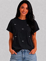Футболка Levisha 26109 black - делук