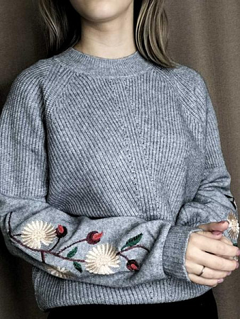 Свитер Kosta 5807 grey - делук