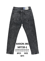 Джинсы God Baron MF739-1 black - делук