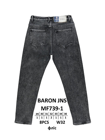 Джинсы God Baron MF739-1 black - делук