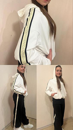 Костюм Спорт Annet EL06 white - делук