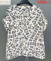 Рубашка Lida 3480-1 white - делук