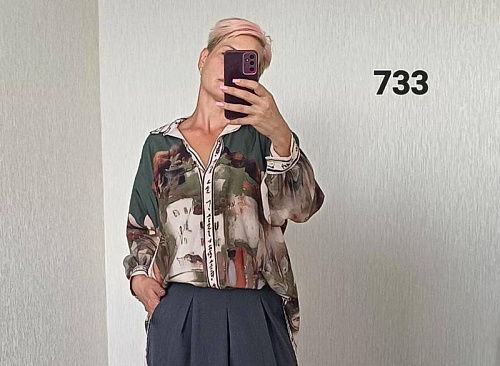 Рубашка Fsn 733 green - делук