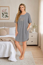 Ночнушка Trikotag T1394 grey - делук