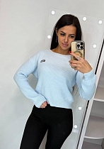 Свитер Lora LR842 l.blue - делук