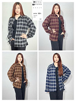 Рубашка Estima 503 brown - делук