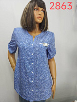 Рубашка Lida 2863 l.blue - делук