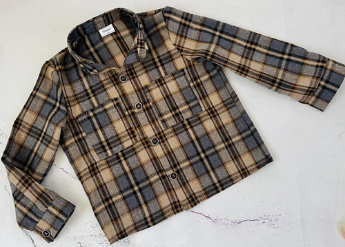 Рубашка Moda School 8560-1 beige - делук