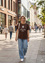 Футболка Newe NW74 brown - делук