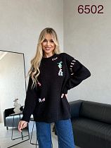 Свитер Met&March 6502 black - делук