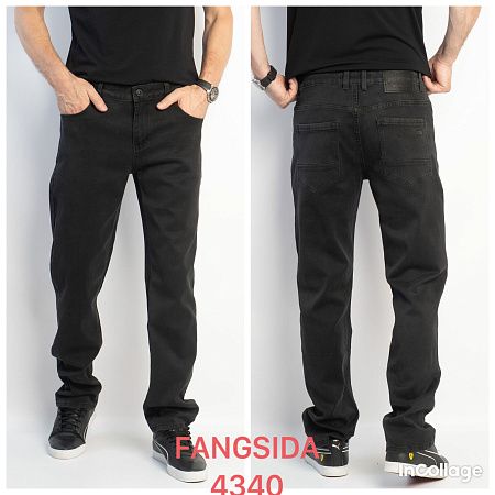 Джинсы God Baron 4340 black - делук
