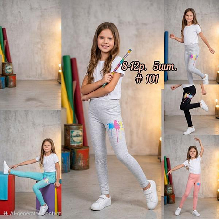 Лосины Mmz M1624 pink - делук