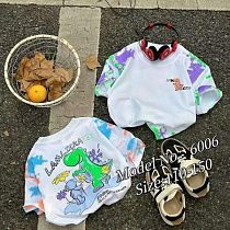 Футболка Фунтик 6006 white-lilac - делук
