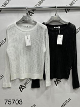 Свитер Met&March 75703 black - делук