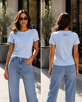 Футболка New Season F1709 l.blue - делук