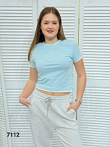 Топ Mmc Clothes 7112 l.blue - делук