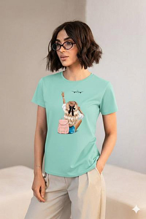 Футболка Iraopt IR155 mint - делук