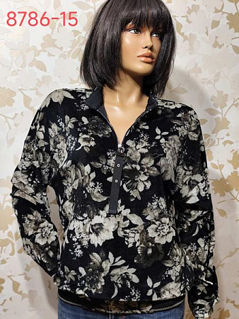 Свитер Lida 8786-15 black - делук