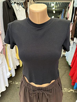 Футболка New Season F004 black - делук