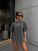 Футболка New Season FV044 d.grey - делук