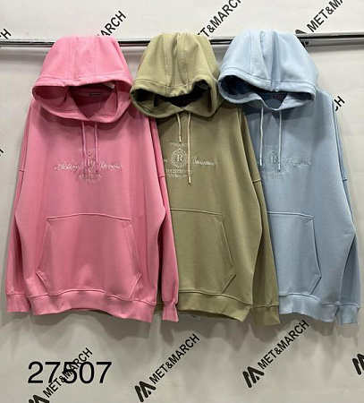 Худи Met&March 27507 pink - делук