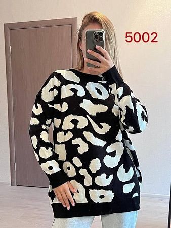 Свитер Kosta 5002 black-white - делук