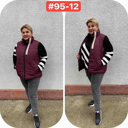 Жилетка Romeo Life 95-12 wine - делук
