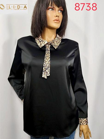 Свитер Lida 8738 black - делук