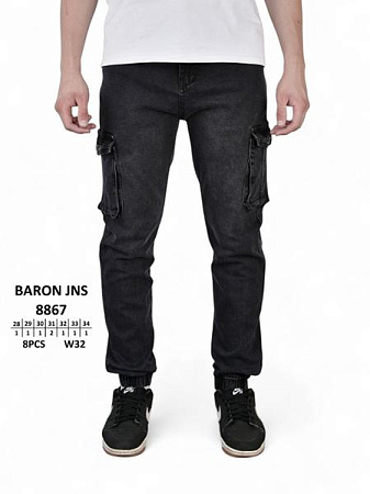 Джинсы Baron Jeans 8867 black - делук