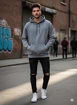 Худи Moranny MR482 grey - делук