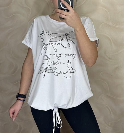 Футболка Levisha 25306 white - делук