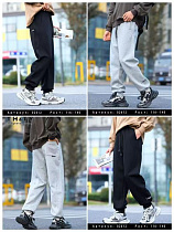 Штаны Спорт Delfinka 02612 grey - делук