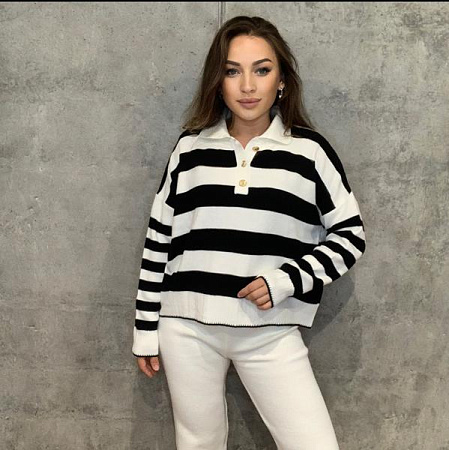 Свитер Modnulya 1677 black - делук