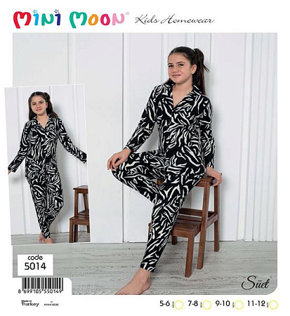 Пижама Disneyopt Kids 5014 black (5-12) - делук