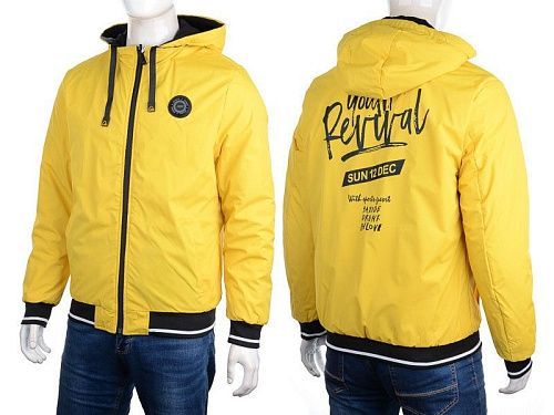 Куртка No Brand 2226 yellow-black - делук