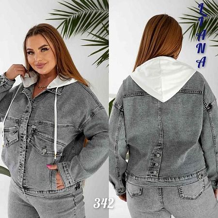 Куртка Beki 342 grey - делук