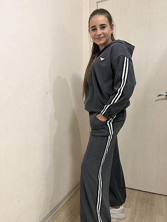 Костюм Спорт Moda School M243 d.grey - делук