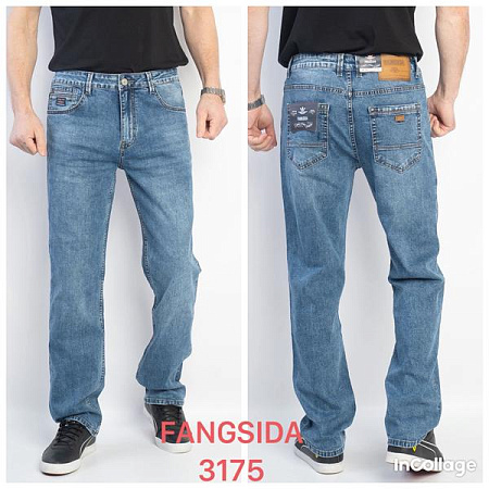 Джинсы God Baron 3175 l.blue - делук