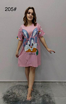 Ночнушка Anion 205 pink - делук