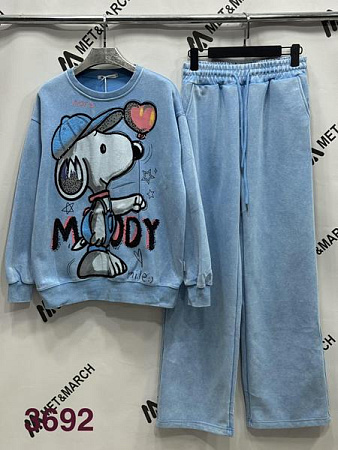 Костюм Спорт Met&March 3692 l.blue - делук