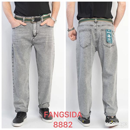 Джинсы God Baron 8882 l.grey - делук