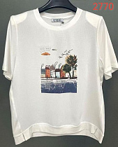 Футболка Lida 2770 white - делук