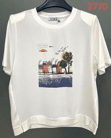 Футболка Lida 2770 white - делук