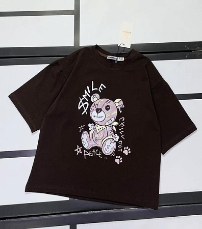 Футболка Kosmy 520-46 chocolate - делук