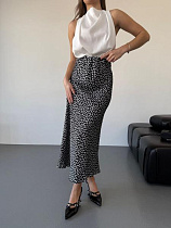 Юбка Arina 8066 black - делук