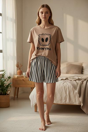 Пижама Trikotag T404 brown - делук