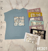 Футболка Kosta E301 mix - делук