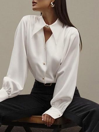 Блузка Modnulya 3301 white - делук